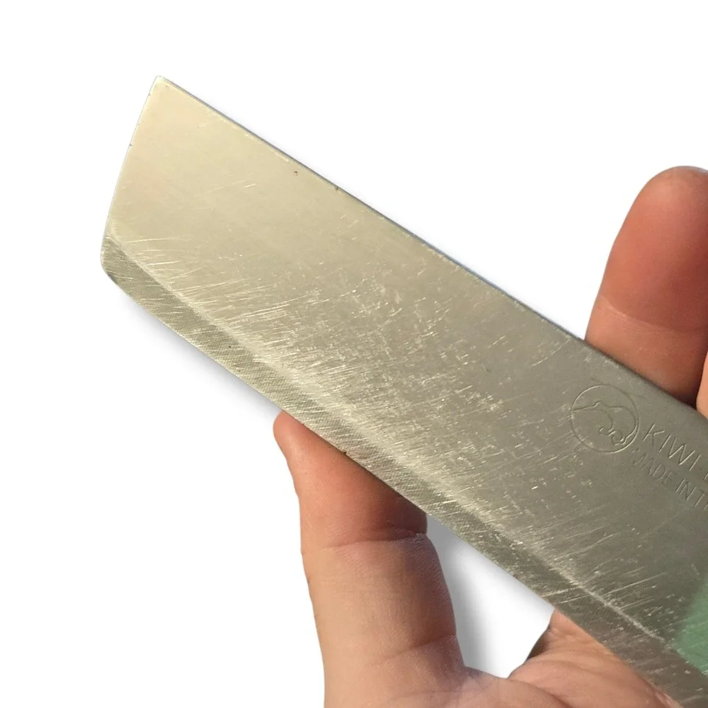 VTG 1990s Kiwi Brand No. 172 Nakiri Knife Vegetable Wood Mini Cleaver 6.5